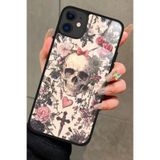 Snacase Apple iPhone 12 ile Uyumlu Atatürk Portresi Tasarımlı Glossy Premium Silikon Kılıf, Siyah AppleiPhone12_243