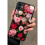 Snacase Apple iPhone 12 ile Uyumlu Türk Bayrağı Tasarımlı Glossy Premium Silikon Kılıf, Siyah