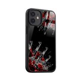 Snacase Apple iPhone 12 Mini ile Uyumlu Otomatik Tüfek Tasarımlı Glossy Premium Silikon Kılıf, Siyah