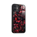 Snacase Apple iPhone 12 Mini ile Uyumlu Türk Bayrağı Tasarımlı Glossy Premium Silikon Kılıf, Siyah AppleiPhone12MİNİ_1332