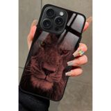 Snacase Apple iPhone 12 Pro Max ile Uyumlu Aslan Tasarımlı Glossy Premium Kılıf, Galatasaray Kırmızısı