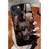Snacase Apple iPhone 13 ile Uyumlu Atatürk Portreleri Tasarımlı Glossy Premium Silikon Kılıf, Siyah AppleiPhone13_200