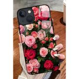 Snacase Apple iPhone 13 ile Uyumlu Türk Bayrağı Tasarımlı Glossy Premium Silikon Kılıf, Siyah