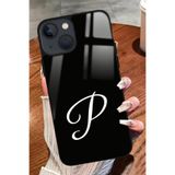 Snacase Apple iPhone 13 ile Uyumlu Türk Yazısı Tasarımlı Glossy Premium Silikon Kılıf, Siyah AppleiPhone13_625
