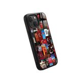 Snacase Apple iPhone 13 Mini ile Uyumlu Türk Bayrağı Tasarımlı Glossy Premium Silikon Kılıf, Siyah AppleiPhone13MİNİ_1329