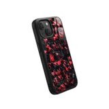 Snacase Apple iPhone 13 Mini ile Uyumlu Türk Bayrağı Tasarımlı Glossy Premium Silikon Kılıf, Siyah AppleiPhone13MİNİ_1332