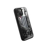 Snacase Apple iPhone 13 Mini ile Uyumlu Türk Bayrağı Tasarımlı Glossy Premium Silikon Kılıf, Siyah AppleiPhone13MİNİ_1584