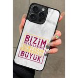 Snacase Apple iPhone 13 Pro ile Uyumlu Taraftar Sözü Yazılı Glossy Premium Kılıf, Galatasaray