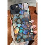 Snacase Apple iPhone 14 Plus ile Uyumlu Renkli Taş Tasarımlı Glossy Premium Kılıf