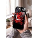 Snacase Apple iPhone 14 Plus ile Uyumlu Türk Bayrağı Tasarımlı Glossy Premium Silikon Kılıf, Siyah Apple iPhone 14 Plus - TURK-2