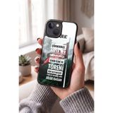 Snacase Apple iPhone 14 Plus ile Uyumlu Türk Bayrağı Tasarımlı Glossy Premium Silikon Kılıf, Siyah AppleiPhone14Plus_1331