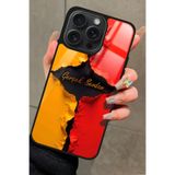 Snacase Apple iPhone 14 Pro ile Uyumlu Gerçek Sevdam Yazılı Glossy Premium Kılıf, Galatasaray, Çift Katmanlı
