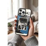 Snacase Apple iPhone 14 Pro Max ile Uyumlu Mustafa Kemal Atatürk Tasarımlı Glossy Premium Silikon Kılıf, Siyah iPhone14ProMax_1034