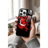 Snacase Apple iPhone 14 Pro Max ile Uyumlu Türk Bayrağı Tasarımlı Glossy Premium Silikon Kılıf, Siyah iPhone14ProMax_1335