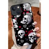 Snacase Apple iPhone 15 ile Uyumlu Atatürk Portresi Tasarımlı Glossy Premium Kılıf, Silikon, Siyah AppleiPhone15_230