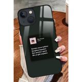 Snacase Apple iPhone 15 ile Uyumlu Küçük Çiçekler Tasarımlı Glossy Premium Silikon Kılıf, Siyah AppleiPhone15_432