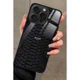 Snacase Apple iPhone 16 Pro ile Uyumlu Mavi Çini Desenleri Tasarımlı Glossy Premium Kılıf, Silikon iPhone16Pro_441