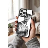 Snacase Apple iPhone 16 Pro ile Uyumlu Mustafa Kemal Atatürk Tasarımlı Glossy Premium Silikon Kılıf, Siyah iPhone 16 ProMUSTAFAKEMAL_ATATÜRK-2