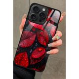 Snacase Apple iPhone 16 Pro ile Uyumlu Türk Bayrağı Tasarımlı Glossy Premium Silikon Kılıf, Siyah