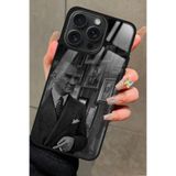 Snacase Apple iPhone 16 Pro Max ile Uyumlu Chill Yazısı Tasarımlı Glossy Silikon Kılıf, Siyah iPhone16ProMax_361