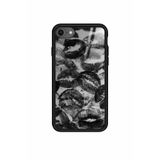 Snacase Apple iPhone 7 ile Uyumlu Atatürk Portreleri Tasarımlı Glossy Premium Silikon Kılıf, Siyah iPhone7_191