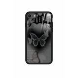 Snacase Apple iPhone 7 ile Uyumlu Atatürk Portreleri Tasarımlı Glossy Silikon Kılıf, Siyah iPhone7_190