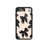 Snacase Apple iPhone 7 ile Uyumlu Atatürk Portresi Tasarımlı Glossy Premium Silikon Kılıf, Siyah iPhone7_254