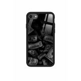 Snacase Apple iPhone 7 ile Uyumlu Atatürk Portresi Tasarımlı Glossy Premium Silikon Kılıf, Siyah iPhone7_266