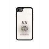 Snacase Apple iPhone 7 ile Uyumlu Chill Yazısı Tasarımlı Glossy Premium Silikon Kılıf, Siyah iPhone7_363