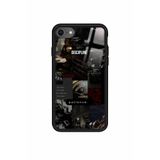 Snacase Apple iPhone 7 ile Uyumlu Death Note Ryuk Tasarımlı Glossy Premium Silikon Kılıf, Siyah iPhone7_485