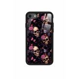 Snacase Apple iPhone 8 ile Uyumlu Atatürk Portreleri Tasarımlı Glossy Silikon Kılıf, Siyah iPhone8_245