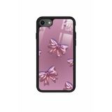 Snacase Apple iPhone 8 ile Uyumlu Atatürk Resmi Tasarımlı Glossy Premium Kılıf, Silikon, Siyah iPhone8_251