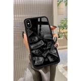 Snacase Apple iPhone X ile Uyumlu Atatürk Portresi Tasarımlı Glossy Premium Silikon Kılıf, Siyah iPhoneX_266