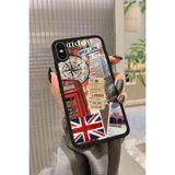 Snacase Apple iPhone Xs ile Uyumlu Aşk Yazısı Tasarımlı Glossy Premium Silikon Kılıf, Siyah iPhoneXs_084