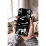 Snacase Apple iPhone Xs ile Uyumlu Mustafa Kemal Atatürk Tasarımlı Glossy Premium Silikon Kılıf, Siyah iPhoneXs_1020