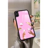Snacase Apple iPhone Xs Max ile Uyumlu Atatürk Portre Tasarımlı Glossy Premium Kılıf, Silikon, Siyah iPhoneXsMax_219