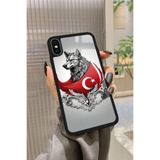 Snacase Apple iPhone Xs Max ile Uyumlu Atatürk Portresi Tasarımlı Glossy Premium Kılıf, Silikon, Siyah iPhoneXsMax_276