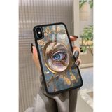 Snacase Apple iPhone Xs Max ile Uyumlu Çiçek Desenleri Tasarımlı Glossy Premium Silikon Kılıf, Siyah iPhoneXsMax_378