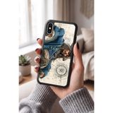 Snacase Apple iPhone Xs Max ile Uyumlu Korsan Kostüm Tasarımlı Glossy Premium Silikon Kılıf, Siyah