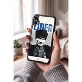 Snacase Apple iPhone Xs Max ile Uyumlu Mustafa Kemal Atatürk Tasarımlı Glossy Premium Silikon Kılıf, Siyah iPhone Xs Max - MUSTAFA_KEMAL_ATATÜRK-2