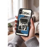 Snacase Apple iPhone Xs Max ile Uyumlu Mustafa Kemal Atatürk Tasarımlı Glossy Premium Silikon Kılıf, Siyah iPhoneXsMax_1034