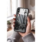 Snacase Apple iPhone Xs Max ile Uyumlu Türk Bayrağı Tasarımlı Glossy Premium Silikon Kılıf, Siyah iPhone Xs Max - BEŞİKTAŞ_7