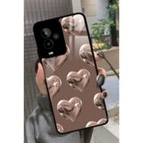 Snacase General Mobile Gm 24 Pro Uyumlu Kahverengi Kalp Tasarımlı Glossy Silikon Kılıf - Çok Renkli - General Mobile Gm 24 Pro Kahverengi Kalp - 197