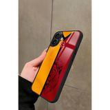 Snacase iPhone 16 Plus ile Uyumlu Aslan Tasarımlı Glossy Premium Kılıf, Galatasaray, Çift Katmanlı
