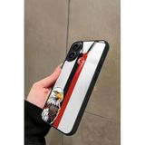 Snacase iPhone 16 Plus Uyumlu Kartal Tasarımlı Glossy Premium Kılıf, Beşiktaş, Çift Katmanlı