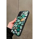Snacase iPhone 16 Plus Uyumlu Yeşil Taş Tasarımlı Glossy Premium Kılıf