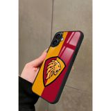 Snacase iPhone 16 Uyumlu Aslan Tasarımlı Glossy Premium Kılıf, Galatasaray, Çift Katmanlı