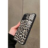 Snacase iPhone 16 Uyumlu Kahverengi Leopar Tasarımlı Glossy Premium Kılıf