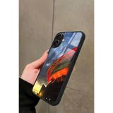Snacase iPhone 16 Uyumlu Stadyum Tasarımlı Glossy Premium Kılıf, Galatasaray, Çift Katmanlı