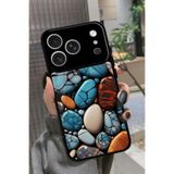 Snacase iPhone 17 Pro ile Uyumlu Renkli Taş Tasarımlı Glossy Premium Kılıf